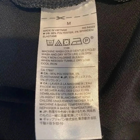 - Banana Republic  factory black v neck blouse - Picture 6 of 6